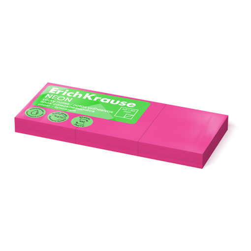 Picture of EK STICKY NOTES 50X40MM NEON PINK